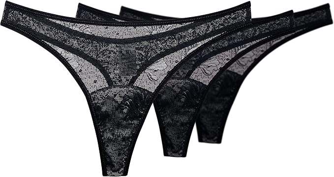 Shero Lace Thong Period - Maternity, Postpartum Panties, and Moisture Control Underwear for Women & Teens - 1 & 3 Pack