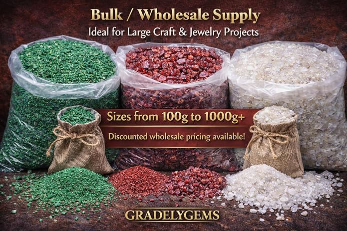 Moonstone Mystical Crystal Powder 50 Gram (1.76 OZ) Pack – Natural Gemstone Dust for Jewelry Craft, Resin Art & Divine Feminine Energy