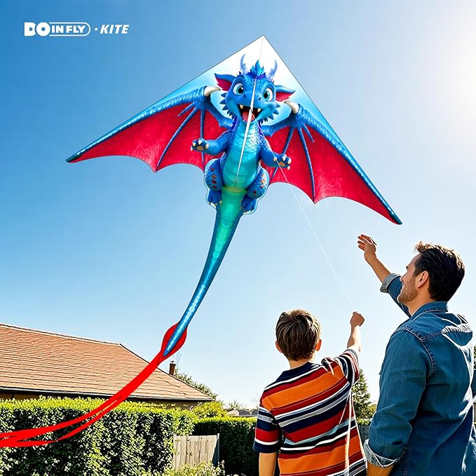 Kite for Ages 8-12, Easy to Fly and Assemble Rocket Kites for Beginner, Single Line String Professional Kites for Beach and Outdoor Activity