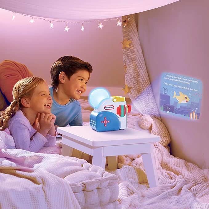 Little Tikes Story Dream Machine Baby Shark Family Collection, Storytime, Books, Audio Play Character, Gift and Toy for Toddlers and Kids Girls Boys Ages 3+ Years