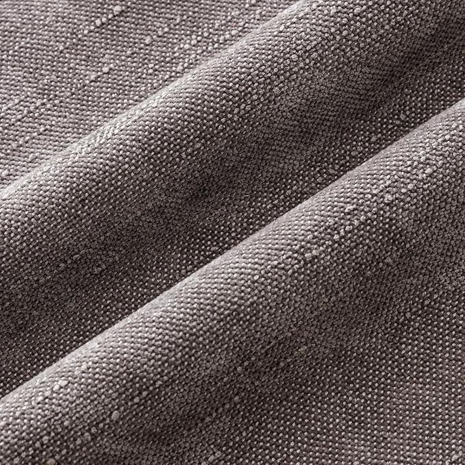 MIULEE Textured Chenille Throw Pillow Covers 18x18 Inch Charcoal Gray | Pack of 2 Decorative Soft Throw Pillows, Solid Textured Cushion Covers, Modern Home Decor for Couch Sofa Bedroom Living Room