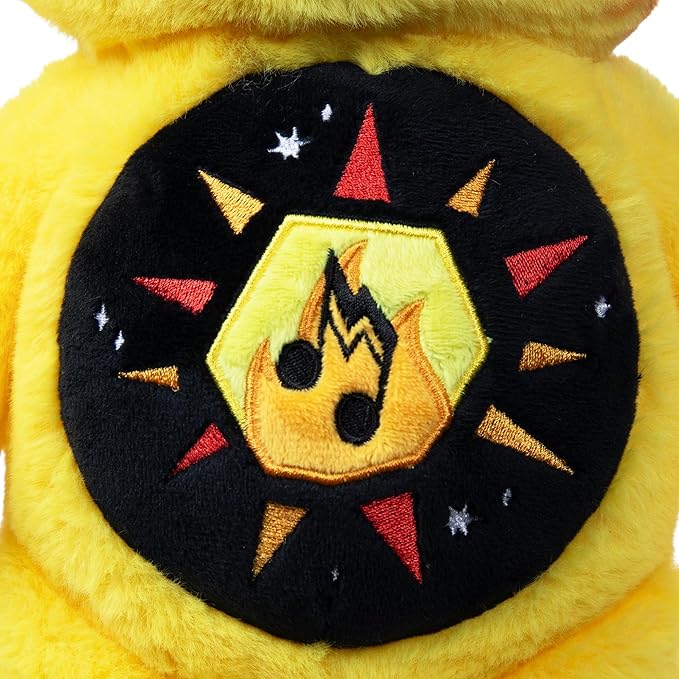 Care Bears - 14" Rock Theme Funshine Bear - Medium Size Plush - Soft, Huggable Plushie, Stuffed Animal for Girls and Boys, Ages 4+