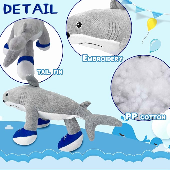 Italian Brainrot Tralalelo Tralala Meme Shark Plush Rot Toy Tralala Stuffed Animal Plush Toy Figure Plush Keychain Birthday Decor
