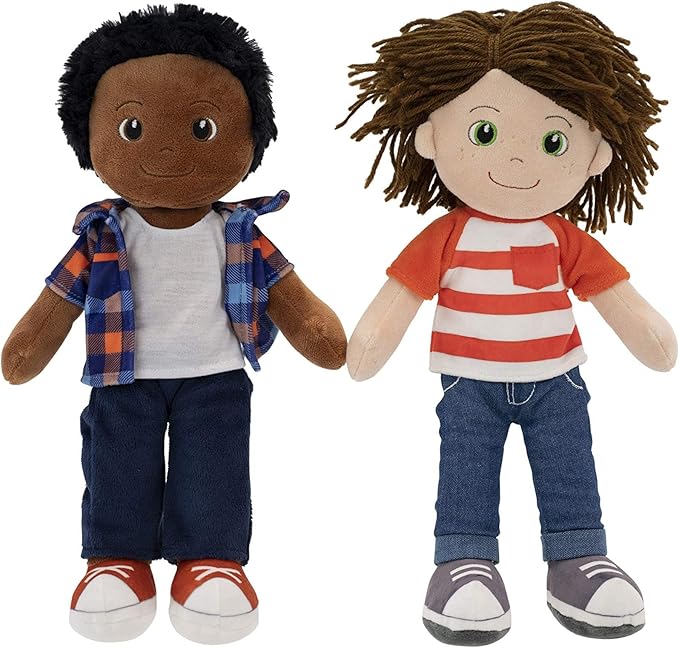 Playtime by Eimmie 14" Soft Baby Doll for Boys (Ollie) - Plush Rag Doll for Toddlers & Infants, Washable Stuffed Toy with Sensory Fabric Body - Great for Baby Showers, Birthdays & Special Occasions