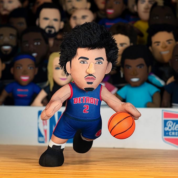 Bleacher Creatures Detroit Pistons Cade Cunningham 10" Plush Figure - A Superstar for Play and Display