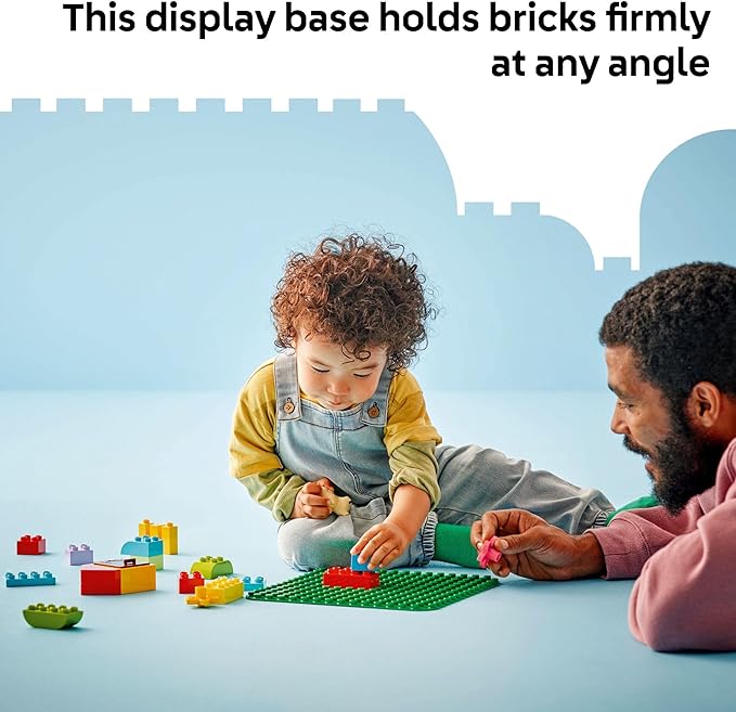 LEGO DUPLO Green Building Plate - 16x16 Stud Learning and Educational Building Toy for Toddlers, Preschool, Boys and Girls, Ages 1.5+ - Gift Ideas for Birthdays - 10460