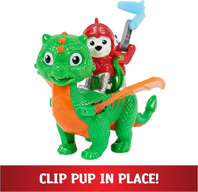 Paw Patrol, Rescue Knights Marshall and Dragon Jade Action Figures Set, Kids Toys for Ages 3 and up