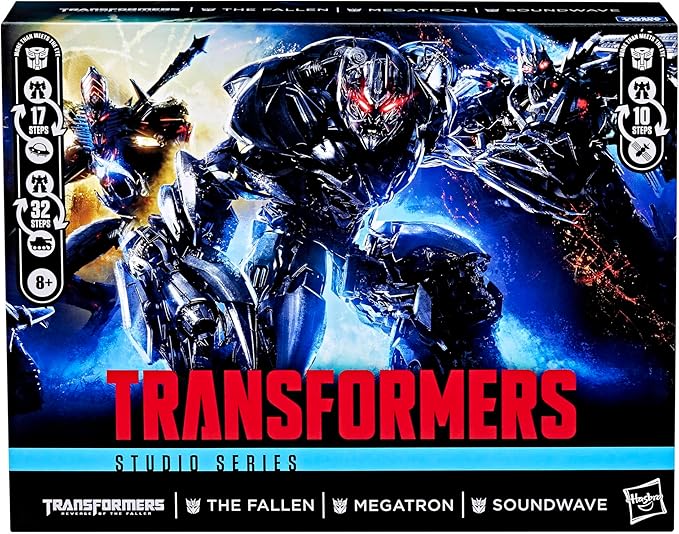 Transformers Studio Series Revenge of The Fallen, Converting Action Figure 3-Pack, Robot Toys, Ages 8+ (Amazon Exclusive)
