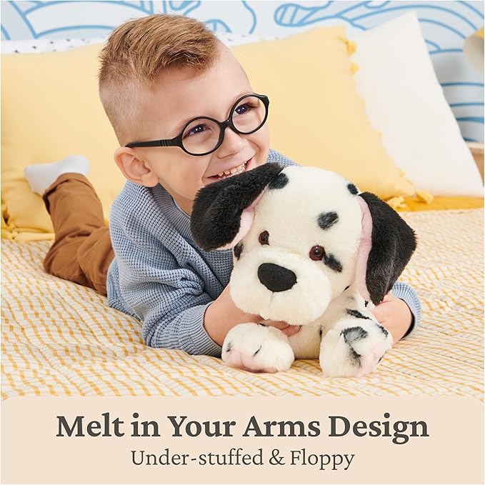 GUND Checkers Dalmatian Puppy Plush, Stuffed Animal Dog for Ages 1 and Up, White/Black, 14”