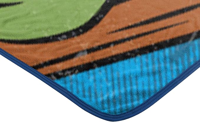 Northwest Teenage Mutant Ninja Turtles Micro Raschel Throw Blanket, 46" x 60", Ooze Blaster