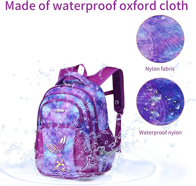 Cusangel Backpack for Girls Boys School Bookbags Kindergarten Elementary Lightweight Waterproof Multifunctional Large Capacity for Backpack (16 inch Fun Prints)