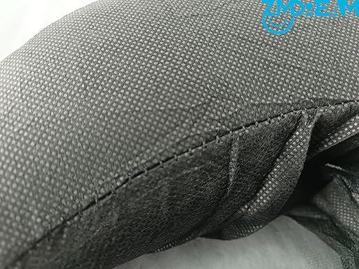 ZMDREAM Headrest Covers Fitted Disposable Massage Face Cradle Covers Stretchy Universal Size Black 600PCS