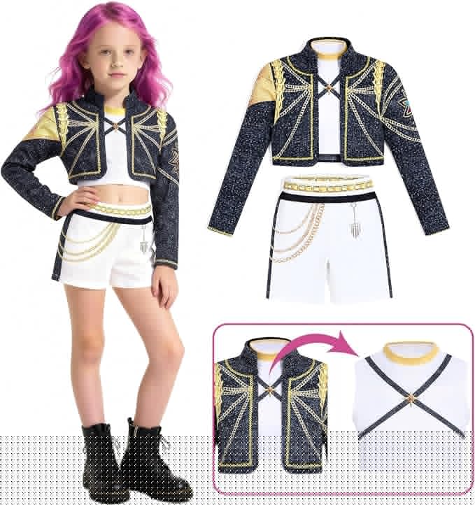 K Pop Costume Zoey Rumi Mira Outfits for Girls, Korea Idol Cosplay Cloth Birthday Gift
