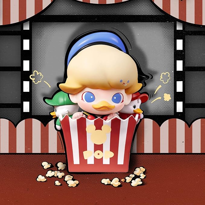 POP MART DIMOO World × Disney Series Figures, Blind Box Figures, Random Design Action Figures Collectible Toys Home Decorations, Single Box