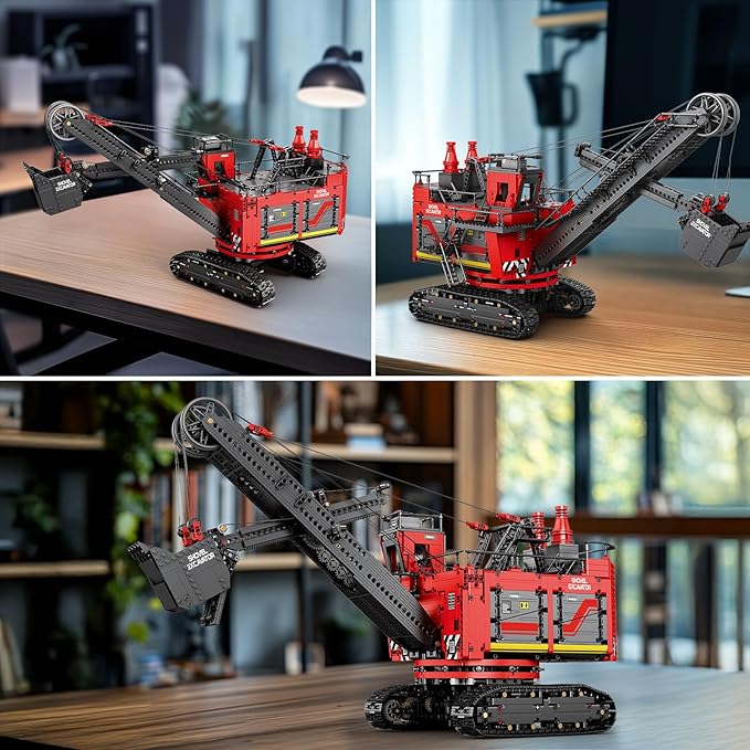 RC Excavator Building Blocks Set 22014, Power Shovel Vehicle Model Kit, APP & Remote Control Construction Toy Gifts for Adult Boys Girls Kids 14+ (2688PCS)