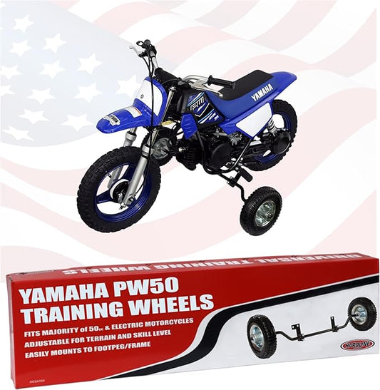 Hardline Products Wheels for Tots training wheels for a Yamaha PW50