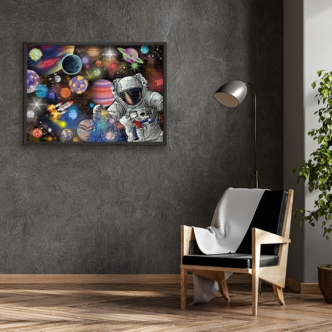 Antelope - 1000 Piece Puzzle for Adults, Space Travel Jigsaw Puzzle 1000 Pieces by Lynn Weilin, 29.5In x 20.5In, Thick, Sturdy Pieces, Planets in Space Jigsaw Puzzle