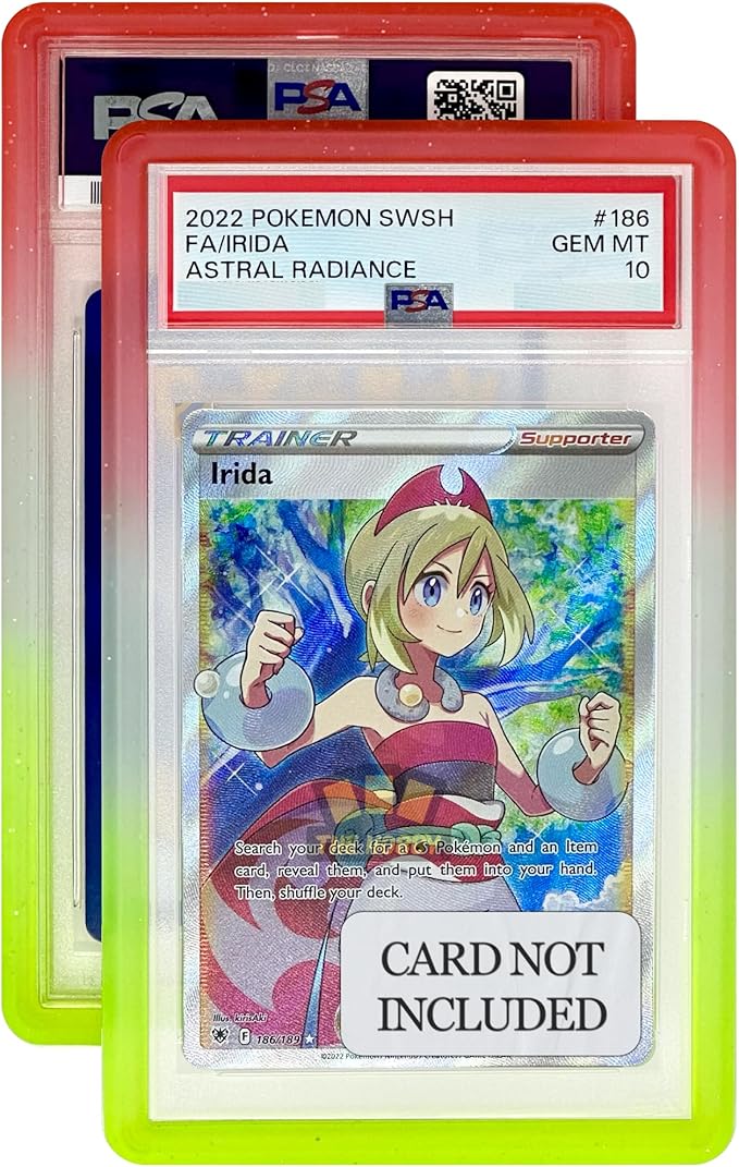 Bumper Guard for PSA Graded Cards ONLY | Limited Edition Gradient Slab Edge Protector | 1 Pack Limeade