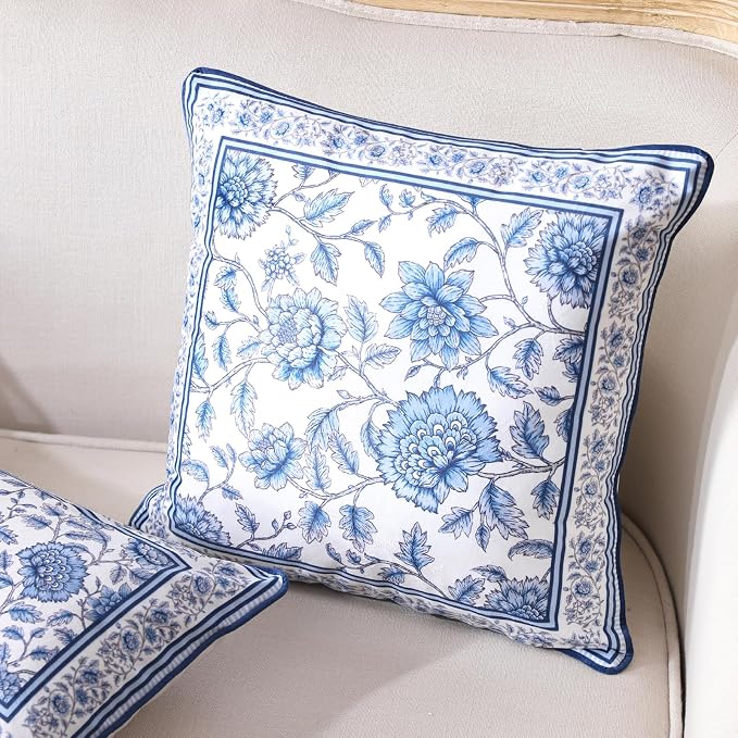 Designer Velvet Throw Pillow Cover,Set of 2,22"x22"-BlueWilow | Pillow Cover,Concealed Zipper Design,Dragonfly Pattern,Sofas,Bedroom,Living Room,Lounge Chairs,All Season Home Decor
