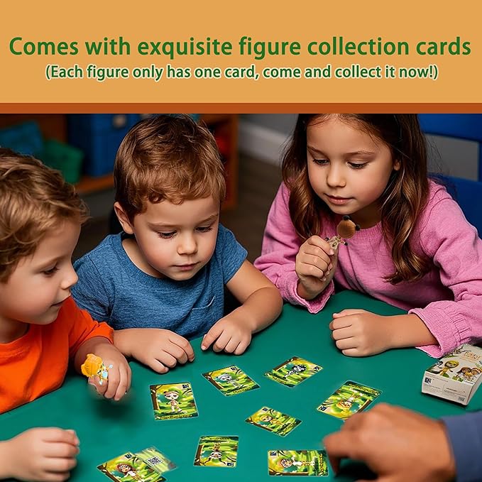 PLENTY MORE Forest Animal Theme Series Action Figure - 3.5 inches / 8cm Collectible Action Figure, Creative Forest Animal Toy, Educational & Fun Play for Ages 3+, Safe & Non-Toxic (Piggy Forest)