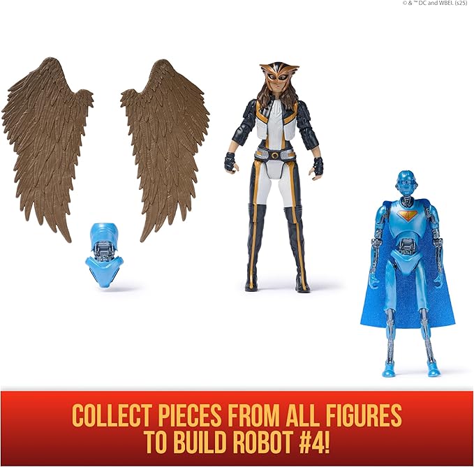 DC Comics, Superman, Hawk Girl, 6-Inch Action Figure, Authentic Superman Movie Styling, Super Heroes Kids Toys for Boys and Girls Ages 4 and Up