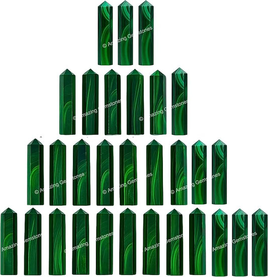 Amazing Gemstone Crystal Points Bulk Healing Crystals & Stones - Premium Single Terminated Healing Wand Point Bulk Crystals for Crafts, Crystal Grid, DIY Work