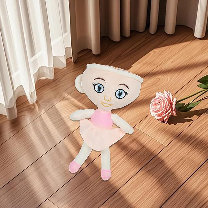 Zenitsu Ballerina Cappuccina Plush Italian Brainrot Expressive Doll Funny & Unique Gift for Boys and Girls, Creative Home Décor Plush Toy for Christmas, Birthday