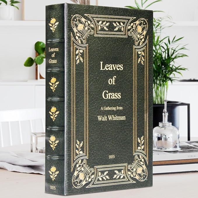 Fake Book Box Decorative Storage Box Faux Wood | Book Box with Magnetic Cover for Storage Jewelry,Photos, Greeting Cards,Remotes,Literary Work Pattern M Size Box