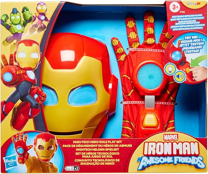 Iron Man And His Awesome Friends IMF HIGH TECH Hero Role Play Set