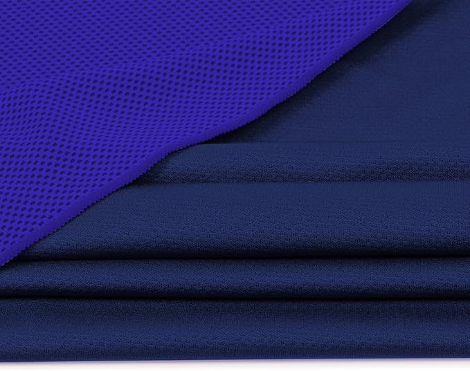 Cooling Towel (Pack of 20, 40"x12") with Pouches for Sports, Workout, Fitness, Gym, Yoga, Golf, Pilates, Travel, Camping & More