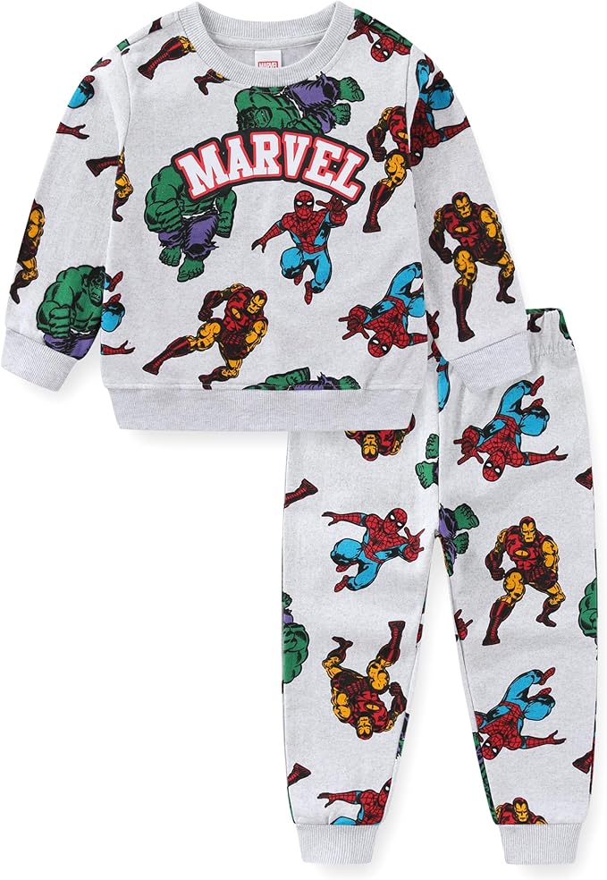 Marvel Avengers Boys Sweatshirt and Pants Set or Toddler and Big Kids