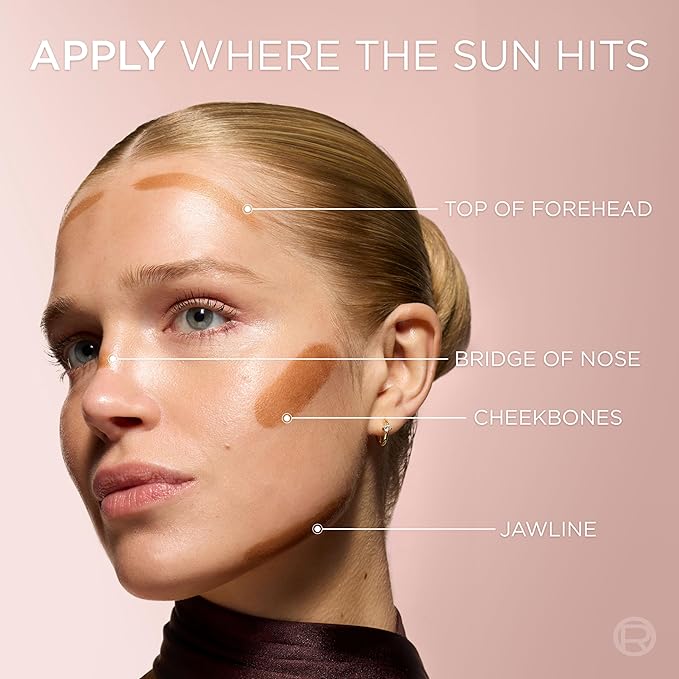 L'Oreal Paris Lumi Bronze Le Stick Soleil Bronzer Stick, Cream-To-Powder Bronzer For A Sunkissed Face Makeup Glow, 140 Bronze De Soleil