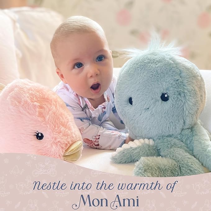 MON AMI Oda The Octopus Stuffed Animal Toy – 11”, Octopus Plush, Use as Toy or Nursery Room Décor, Great for Kids of All Ages