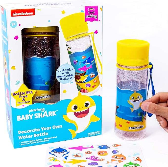 Baby Shark Decorate Your Own Water Bottle