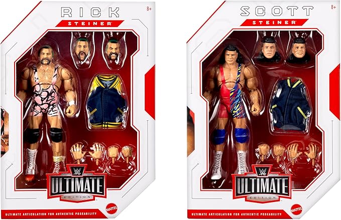 WWE Steiner Brothers (Scott Steiner & Rick Steiner) Ultimate Edition 2-Pack Ringside Exclusive