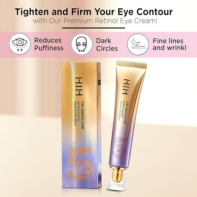 Eye Cream for Dark Circles – 30g Retinol Eye Firming Face Cream for All Skin Types – Eye Anti Aging for Facial Rejuvenation, Wrinkle Repair, Dark Circles – Hydrating Retinol Beauty