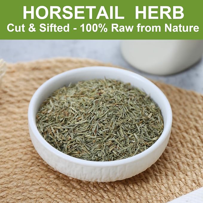 FullChea - Horsetail Tea Loose Leaf - 6oz/171g - Premium Dried Horsetail Herb For Hair & Nail - Non-GMO - Caffeine-free - Natural Cola De Caballo Hierba
