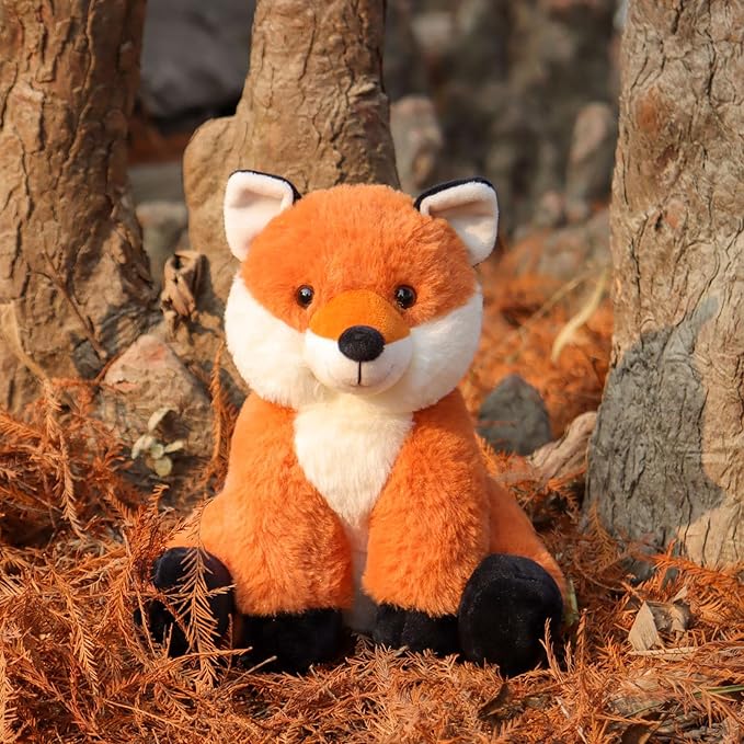 Apricot Lamb Toys Plush Fox Stuffed Animal Soft Cuddly Perfect for Girls Boys Yellow Fox