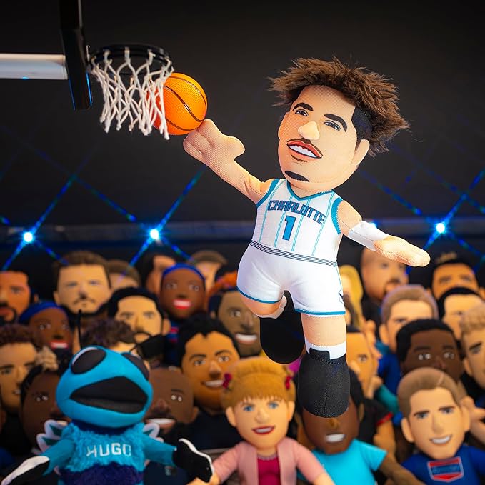 Bleacher Creatures Charlotte Hornets LaMelo Ball 10" NBA Plush Figure - A Superstar for Play Or Display