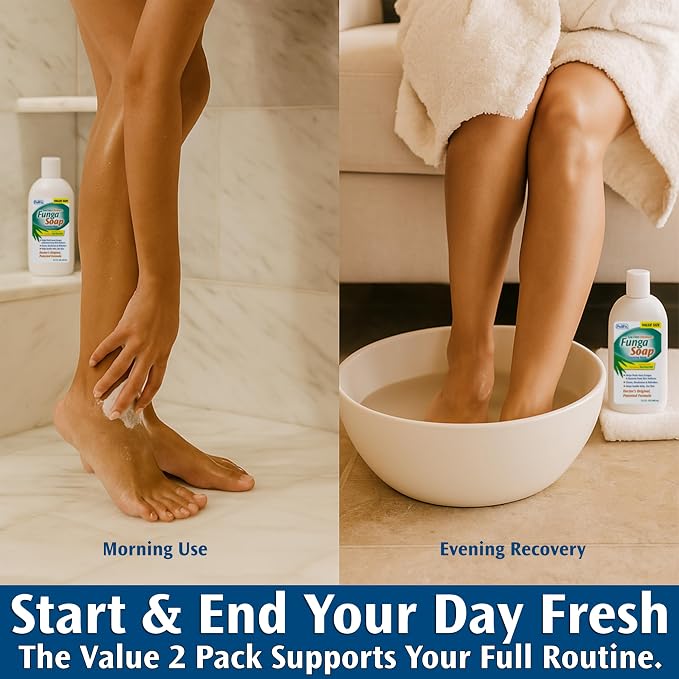 Pedifix FungaSoap Cleansing Wash, 13.5 fl oz, Pack of 2