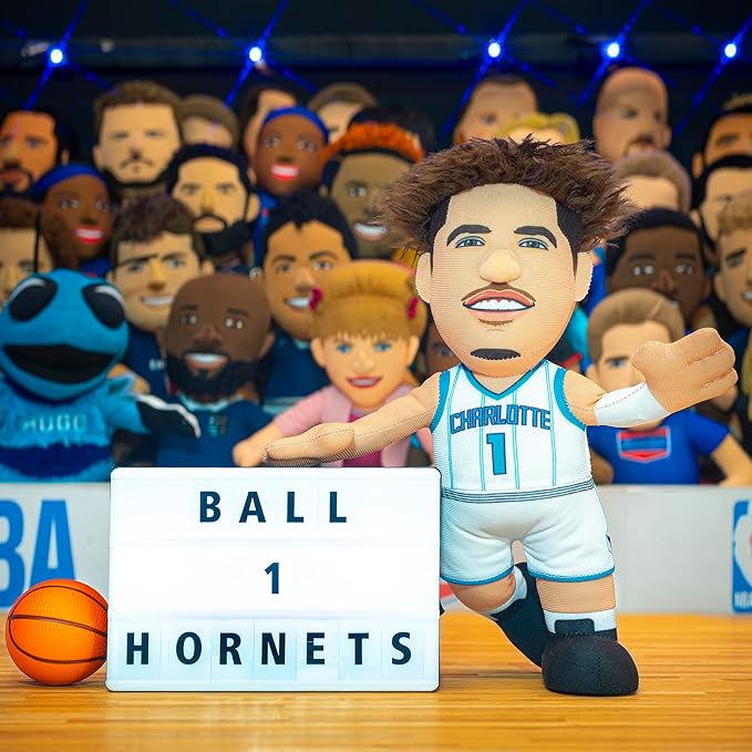 Bleacher Creatures Charlotte Hornets LaMelo Ball 10" NBA Plush Figure - A Superstar for Play Or Display