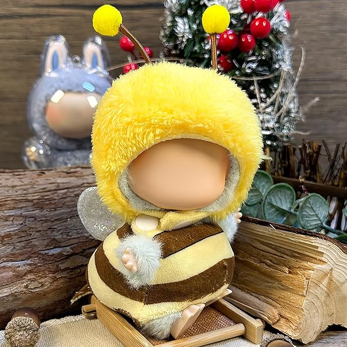 Clothes Fit for 17CM Doll, Fashion Doll Clothes Outfit Set Cute Theme Designer Toys Dress Accessories for Collector Fans Display (Bee)