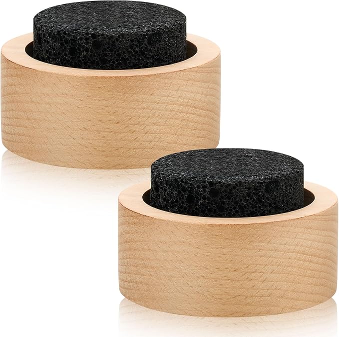 Chunful 2 Pcs Lava Rock Essential Oil Diffuser Lava Stone Passive Diffuser for Sauna Decorating at Home, Office, Bedroom, Bathroom or Car, and Gift-Giving