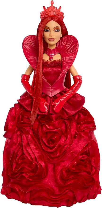 Mattel Disney Descendants: The Rise of Red – Queen of Hearts Fashion Doll with Movie-Inspired Royal Gown & Accessories, Includes Doll Stand
