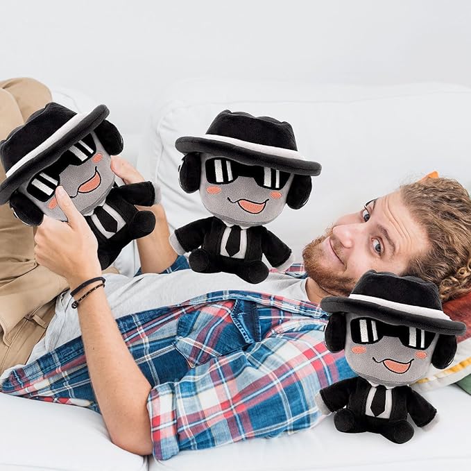 8 Inch Cartoon Game Plush Stuffed Figure Pillow for Room Decor for Video Game Fans