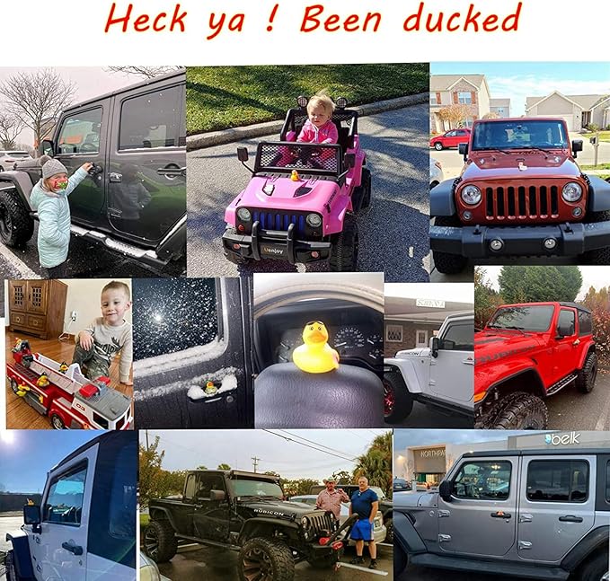 XY-WQ 100 Pack Rubber Duck for Jeeps Ducking - 2.3 Inch Bulk Floater Duck for Kids - Baby Bath Toy Assortment - Party Favors, Birthdays, Bath Time, and More (50 Varieties)