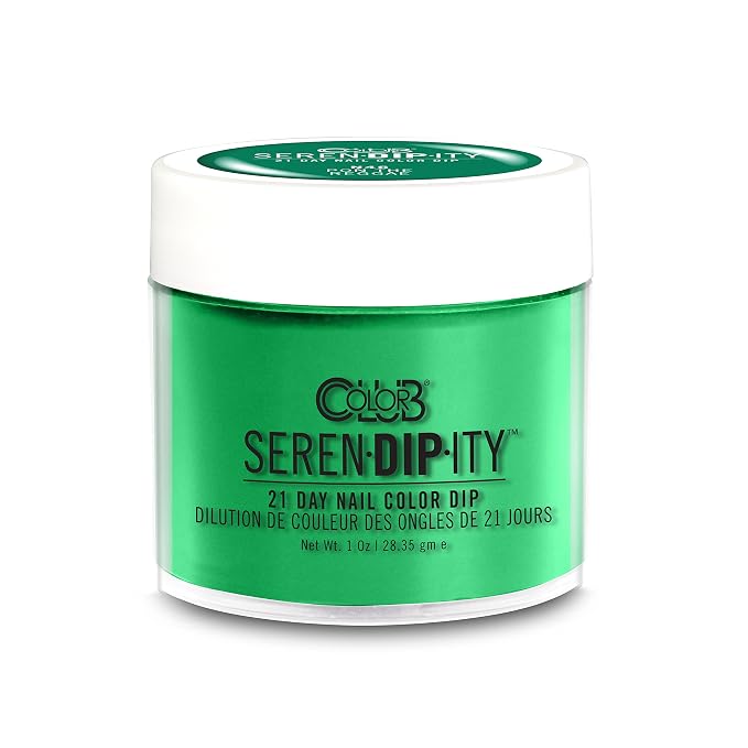 Color Club Pon The Reggae Serendipity 1 Ounce Dip Color Powder- Neon, 0.5 fluid_ounces