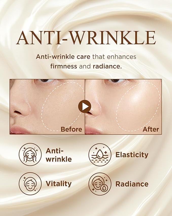 Bon Yeon Jin Red Ginseng Eye Cream Duo Set (2 Pack, Total 60 mL) – Korean Under-Eye Care | Helps Reduce the Look of Dark Circles & Fine Lines | Ceramide + Shea Butter