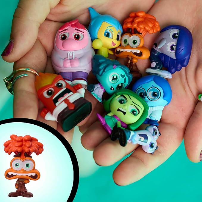 Disney Doorables Inside Out 2 Collection Peek Figures, Easter Basket Fillers, Gifts, Presents, Kids Toys for Ages 5 Up by Just Play