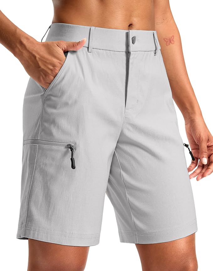 G Gradual Women's 7"/9" Hiking Cargo Shorts Quick Dry Lightweight Golf Outdoor Work Summer Travel Shorts with Pockets